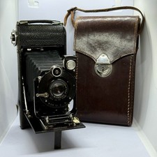 Josef Rodenstock Balgenkamera K. 24951 ICA Dresden 653751 + orig. Ledertasche