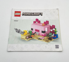 LEGO® Minecraft 21247 Das Axolotl-Haus Bauanleitung