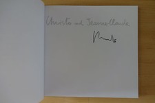 Christo Autogramm signed Buch