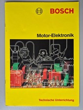 Bosch Technische Unterrichtung "Motor-Elektronik"  07/1983 aus Archiv