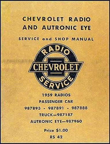 1959 chevrolet radio und - chevrolet,