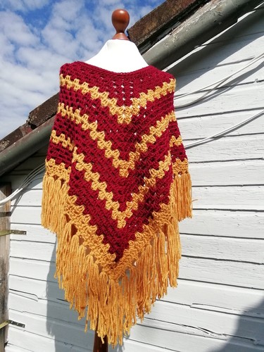 Poncho häkelponcho hippie - poncho,
