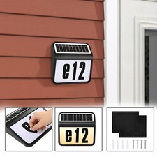 Solar Hausnummer 2 LED Solar