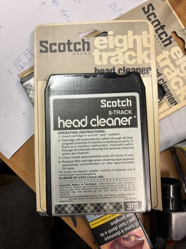 Stereo tape head - 8, cleaner