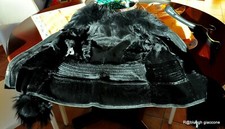 Shearling und Lack Jacke Made