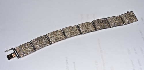 Jugendstil filigran armband - jugendstil,