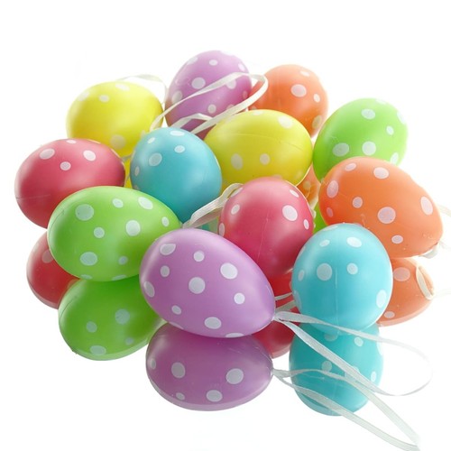 Oster deko eier bunte mischung - eier,