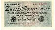 Deutsches Reich 2 Billionen