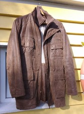 Schöne Lederjacke braun Größe 52 der Marke Heine