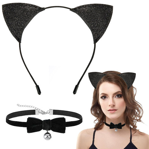 Katzenohren haarreif set - set, 2