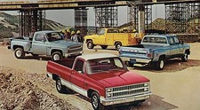 1982 Chevy PICKUP TRUCKs