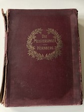 Wagner Meistersinger Klavier Auszug Notenbuch Noten
