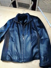 Lederjacke Damen schwarz 46