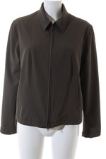 HIRSCH Übergangsjacke Damen Jacke Gr. DE 42 grüngrau schlichter Stil