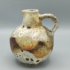 Ruscha Keramik Vase Modell 304 | Beige-Braun Fat Lava | H 11,5 cm | TOP WGP