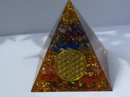 Orgonit pyramide chakren - orgonit, 7