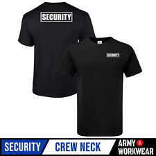 Sicherheit T-Shirt, Türsteher Bodyguard Uniform Arbeitskleidung Weiß Sq Logo