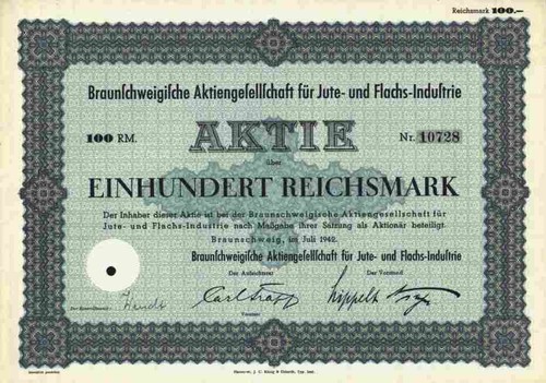 Braunschweigische jute flachs - braunschweigische,