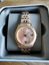 Fossil Damen Armbanduhr Edelstahl in Roséfarben mit Datumsanzeige