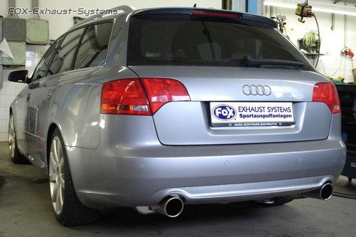 Duplex sportauspuff audi a4 - audi,