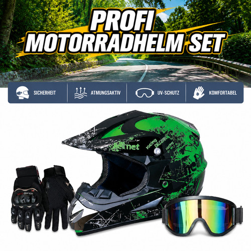 Offroad brille handschuhe - offroad-brille, m-xl