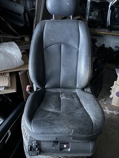 Massage fahrersitz  mercedes w211 Leder Schwarz Ledersitz Schwarz Belüftung