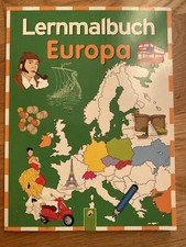 Lern-Malbuch Europa mit