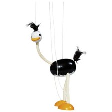 goki Marionette Strauß Vogel Puppenspiel Holzmarionette Puppenspiel Holz Puppe