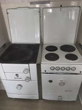 Herd Kombination Holzofen und Elektroherd