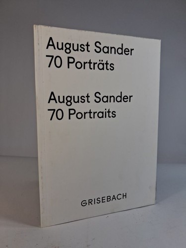 Sander august 70 porträts - august.,