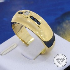 Wert 1.950,- Spinell Brillant Ring 585 / 14 Kt Gelb Gold Gr. 62,5 xxyy