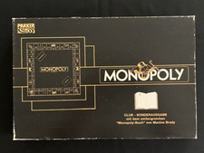 Monopoly schwarze Club Sonderausgabe Edition Brettspiel Parker 1997