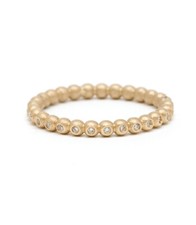 Diamant Memory Kugel Ring Matt