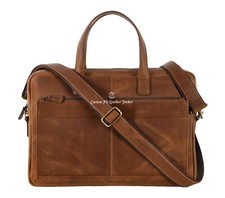 Laptoptasche Crazy Horse Leder