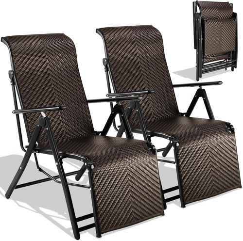 Rattan liegestuhl - rattan,