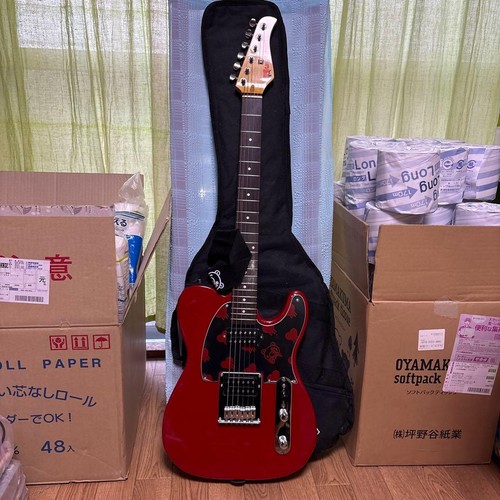 Düstere gitarre rot - düstere, e-gitarre