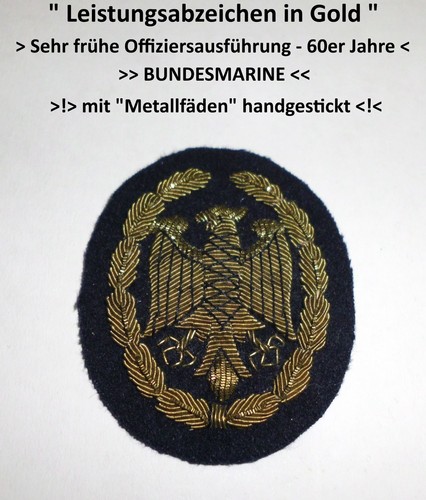 Leistungsabzeichen gold - -,