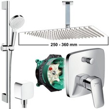 Hansgrohe Duscharmatur Logis Unterputz Regendusche Ibox Duschset [Gr. S/L/XXL]