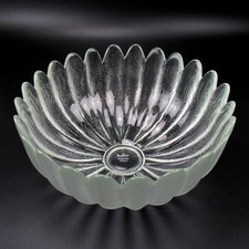Rosenthal Glas Schale / Schüssel Geschleudertes Glas C. J. Riedel Design 22cm