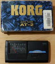 KORG AT-2 Auto Tuner, Gitarren Tuner, Chromatic Tuner, OVP, Vintage (19