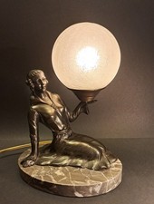 Art Déco - Figurenlampe aus