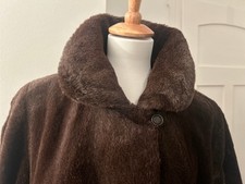 HAWELA Exquisit Alpaka, Mohair Mantel, lang, braun, XL / Gr. 44, NEUw. Hoher NP!