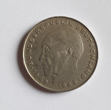 2 Mark DM Münze 1969 Konrad