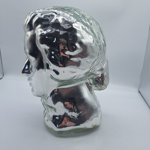 Glaskopf mozart glas silbern - glaskopf,