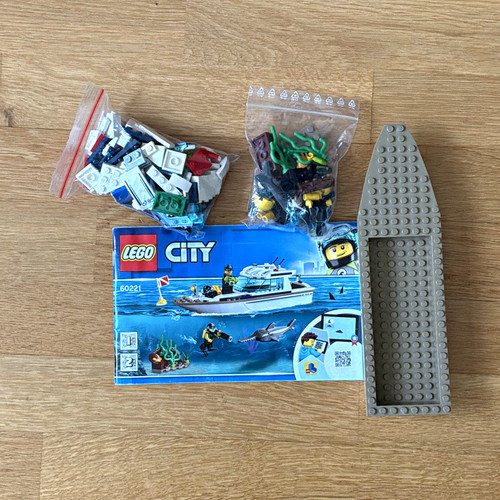 Lego city 60221 tauchyacht - lego,