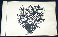 Original-Scherenschnitt aus