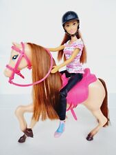 Mattel Barbie Pferd Melody Tawny Champion mit Puppe  Zubehör für Haus