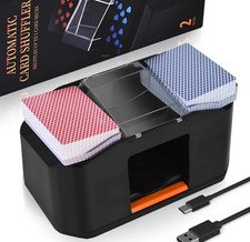 Kartenmischmaschine elektrisch Spielkartenmischgerät Kartenmischer Mischmaschine