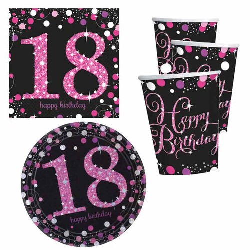 Geburtstags set pink - pink, zahl