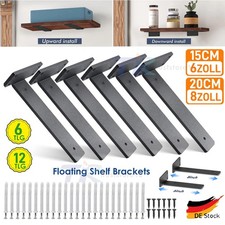 6/12x Schwerlast Regalhalter